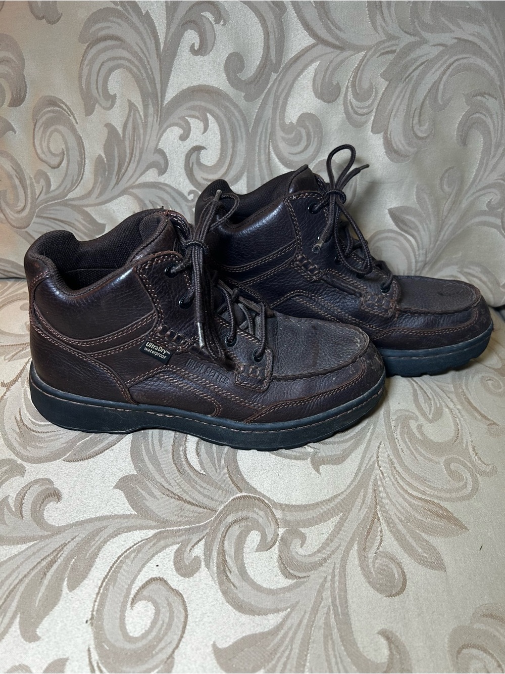 Redwing Irish Countryside Men's 8 Chukka Boots Brown Leather Weatherproof Shoes